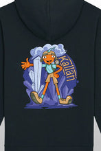 Lade das Bild in den Galerie-Viewer, Felpa nera Pesciosa