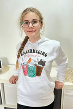 Lade das Bild in den Galerie-Viewer, Hannahccino Cat Hoodie White
