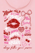 Lade das Bild in den Galerie-Viewer, I´m not perfect Hoodie Cotton Pink