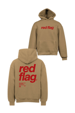 Lade das Bild in den Galerie-Viewer, Red Flag Oversized Hoodie