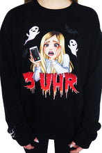 Lade das Bild in den Galerie-Viewer, 3 Uhr Sweater Schwarz
