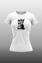 Lade das Bild in den Galerie-Viewer, Horrorhexe Shirt weiß tailliert