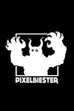 Lade das Bild in den Galerie-Viewer, Pixelbiester Logo Shirt schwarz