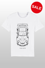 Lade das Bild in den Galerie-Viewer, Calate Shirt Black Lines White Sale
