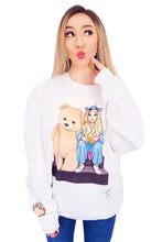 Lade das Bild in den Galerie-Viewer, BÄRnard Sweater White