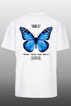 Lade das Bild in den Galerie-Viewer, Butterfly Oversize T-Shirt weiß
