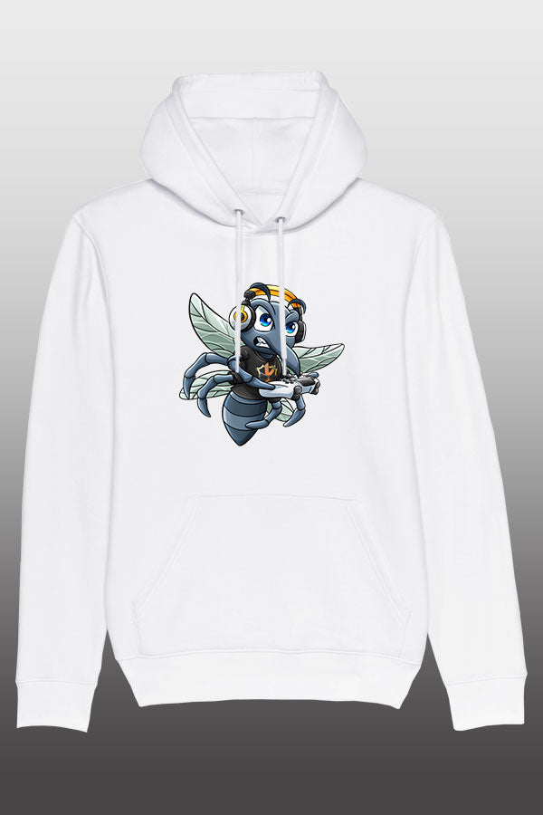 Hoodie Quad White –1