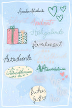 Lade das Bild in den Galerie-Viewer, AVAS WINTER STORY STICKER SALE
