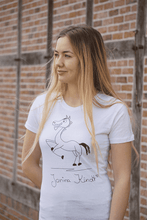 Lade das Bild in den Galerie-Viewer, Janina Kindt signature T-Shirt white