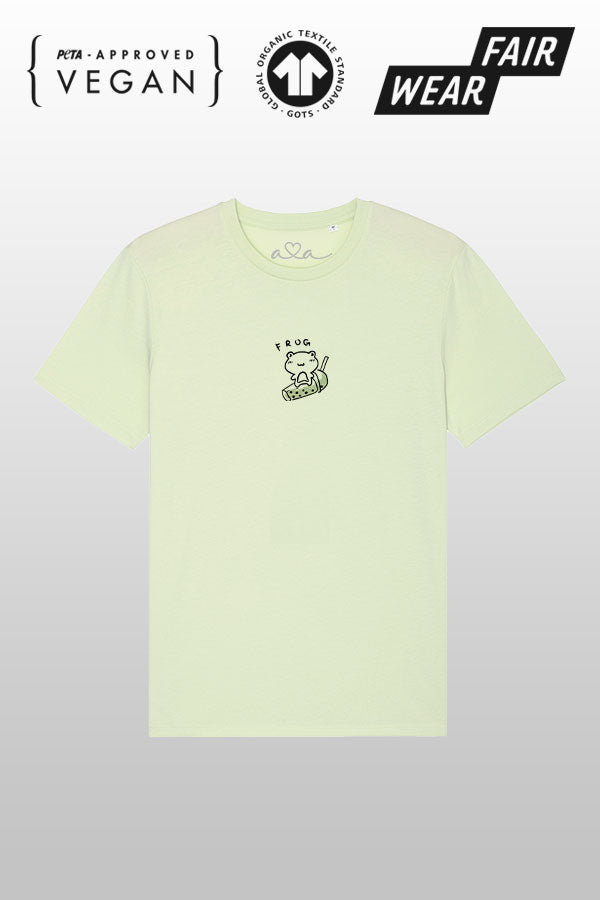AVA'S DOODLE FROG T-SHIRT GREEN SALE