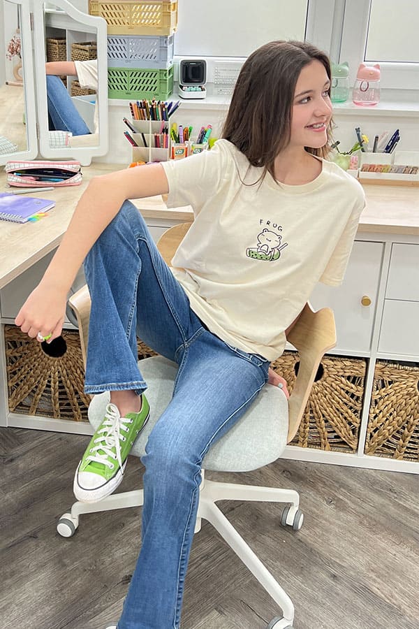 AVA'S DOODLE FROG T-SHIRT