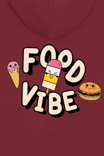 Lade das Bild in den Galerie-Viewer, Food Vibe T-Shirt burgundy
