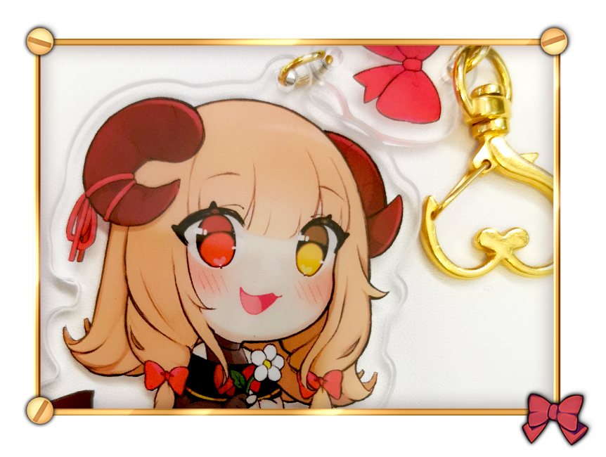 JINJA ACRYL KEYCHAIN ‘BLÜMCHEN‘