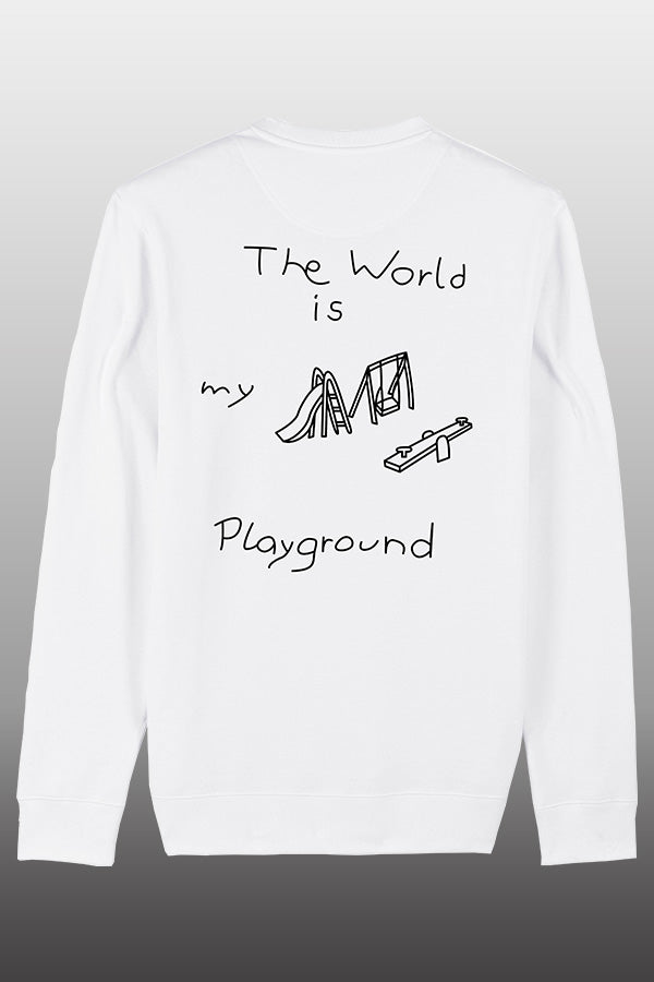 Playground Sweatshirt weiß