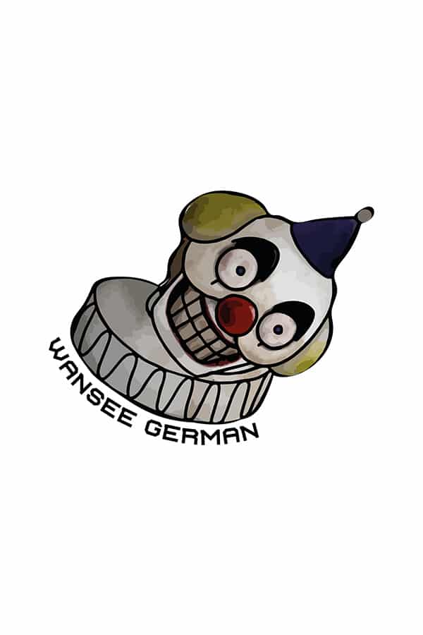 Horrorclown Hoodie weiß