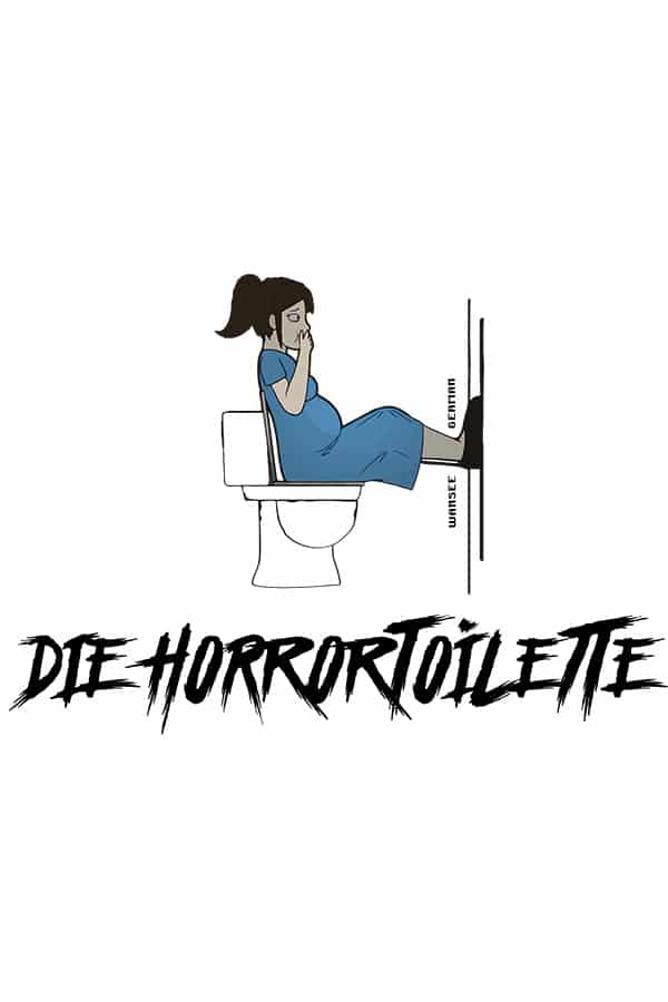 Horrortoilette Sweater weiß