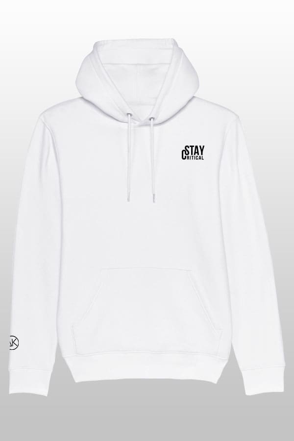 Stay Friendly Hoodie white AlphaKevin