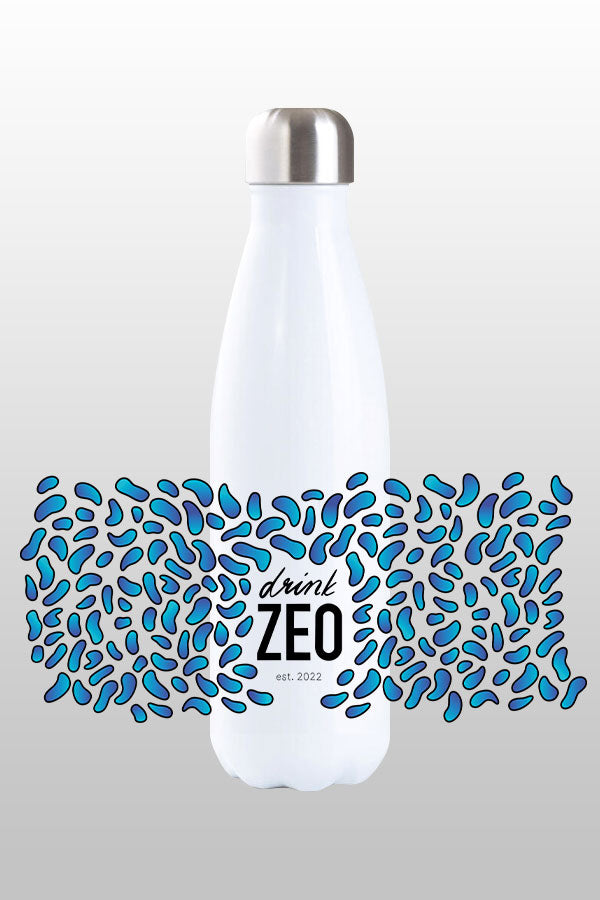 Zeo Trinkflasche white
