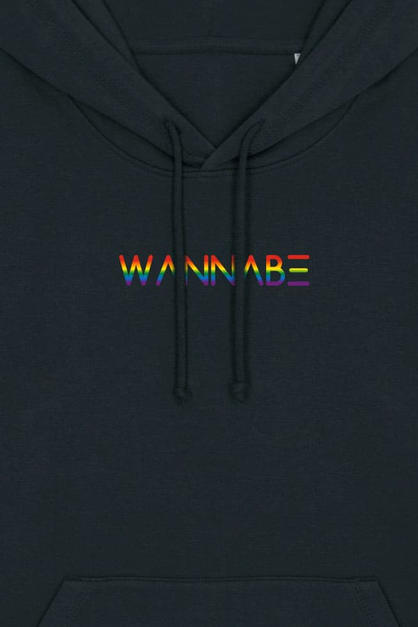 WANNABE Hoodie LGBTQ+ black