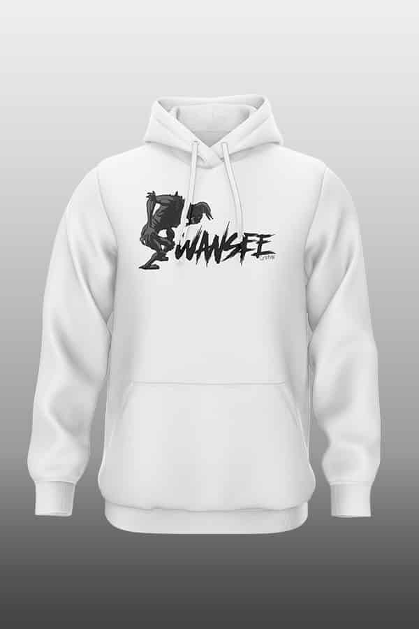 Stier Hoodie weiß
