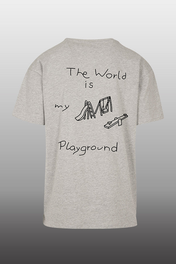 Playground Oversize T-Shirt heather grey