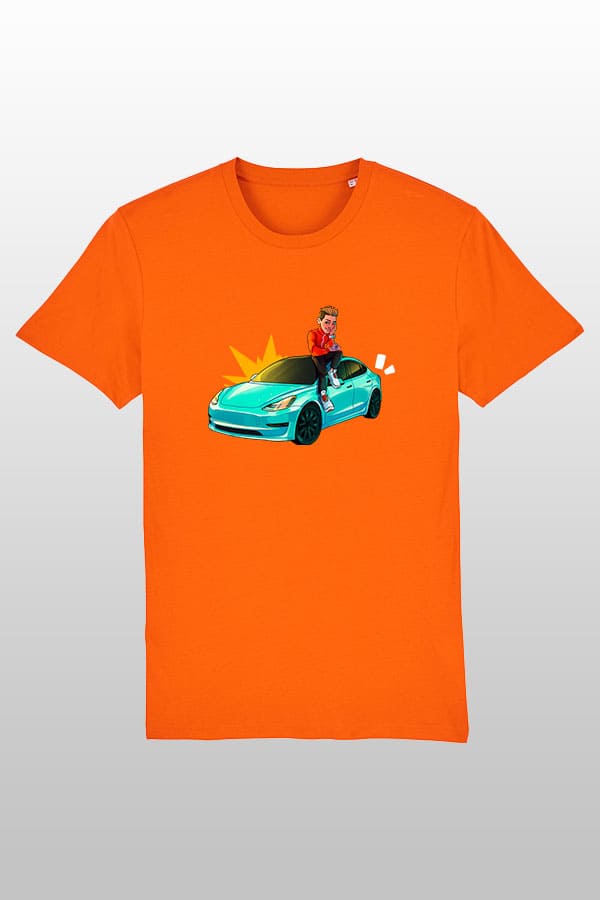 Fatih Shirt bright orange limited edition