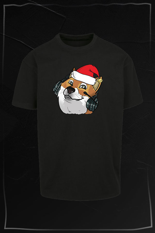 XMAS Doge Oversize Shirt black