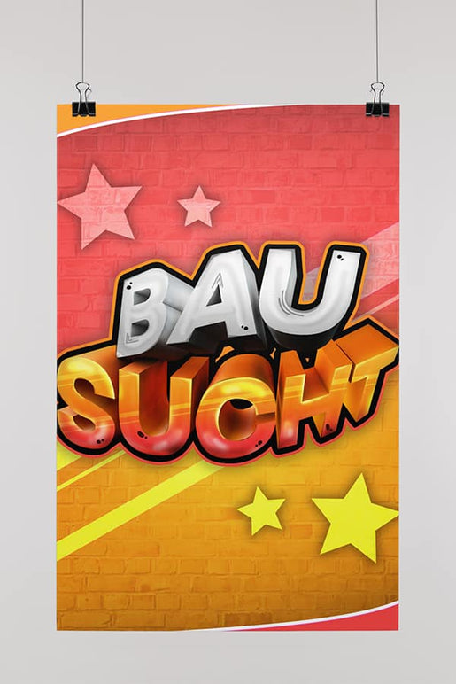 Bausucht XXL Poster