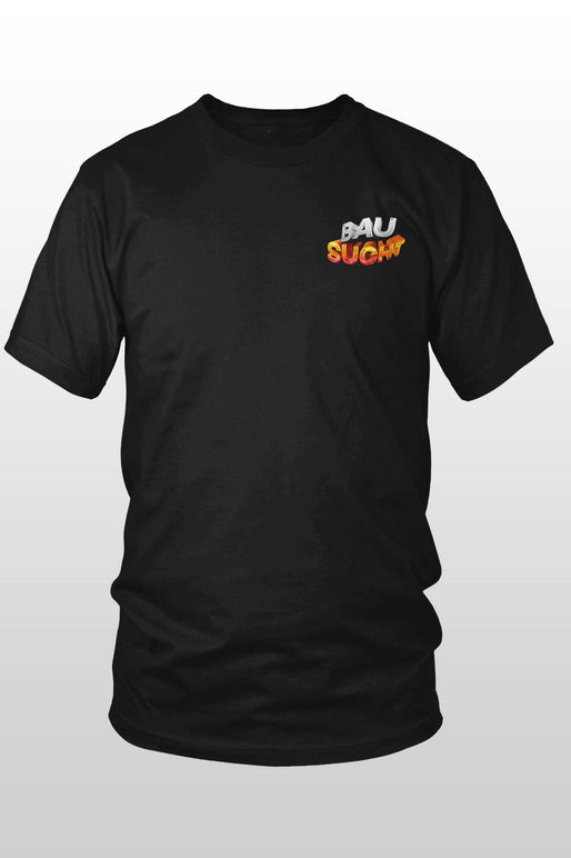 BauSucht Brustlogo T-Shirt