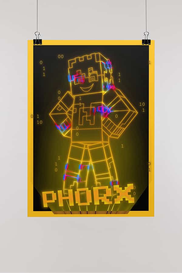 XXL Gold Hologramm Poster