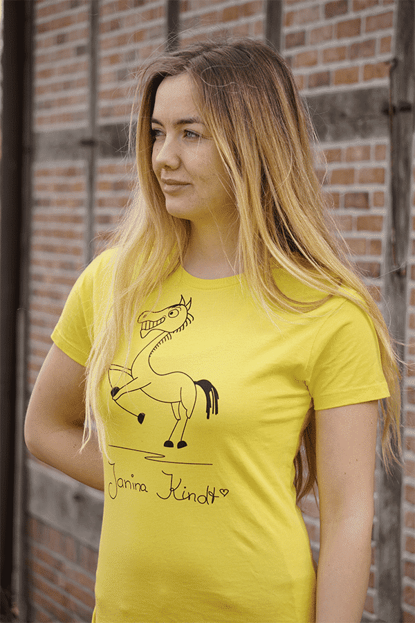 Janina Kindt signature T-Shirt yellow